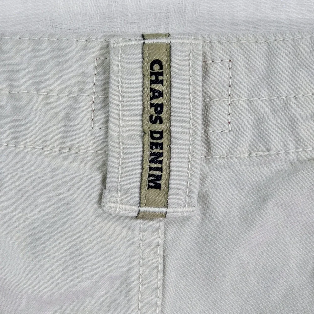 Chaps‎ Mens Rugged Cargo Shorts 40 Multiple Pockets Classic Regular Fit Beige
